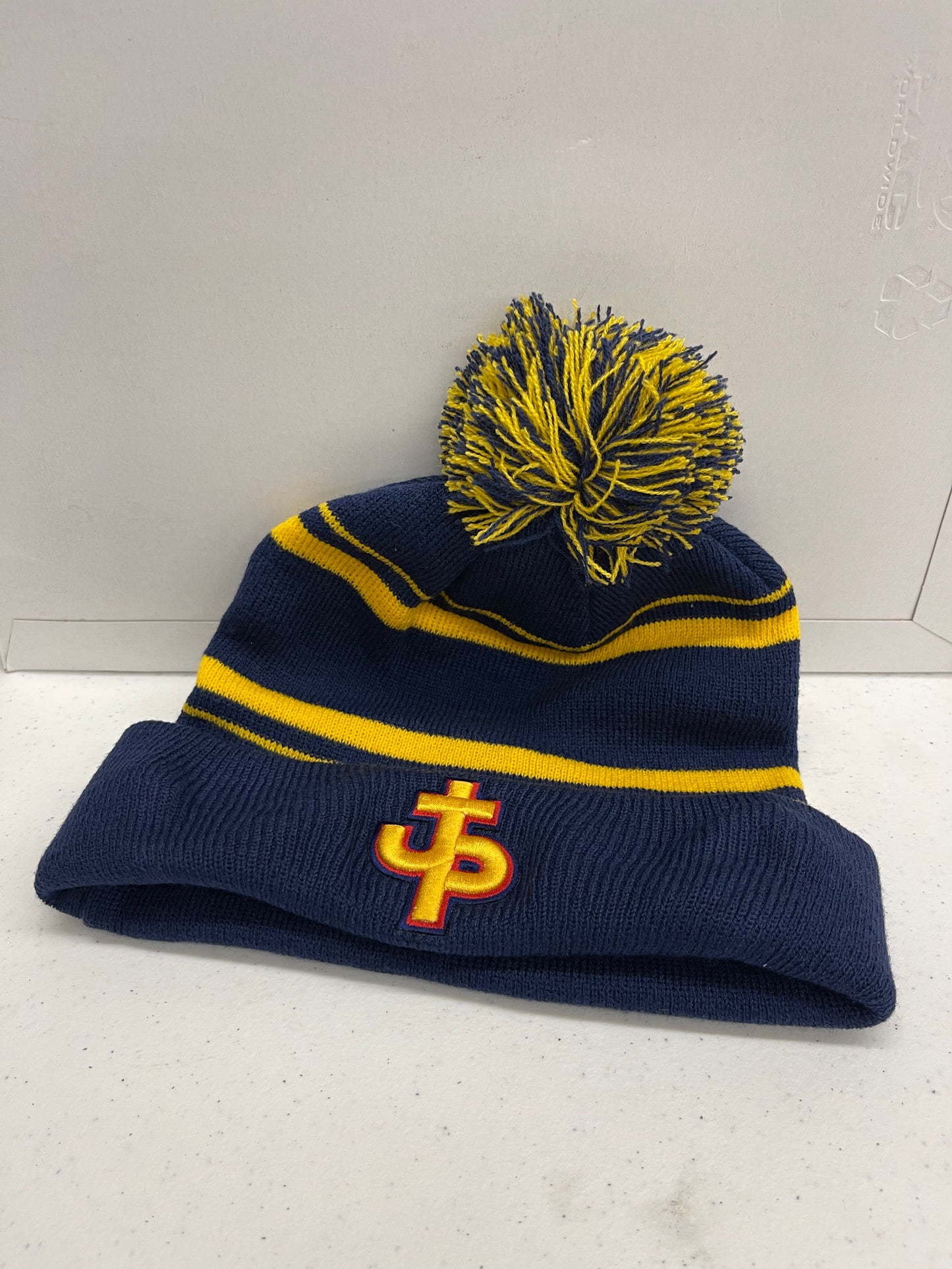 PJP 713 Navy and Gold Beanie