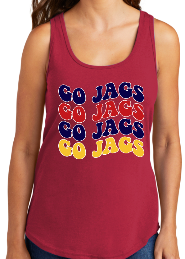 PJP 101 Go Jags Ladies Tank Top