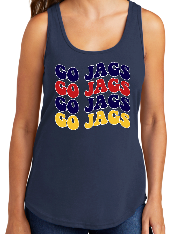 PJP 101 Go Jags Ladies Tank Top