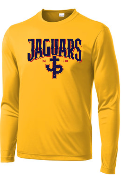 PJP 303 Jaguars Distressed Unisex Long Sleeve T-Shirt