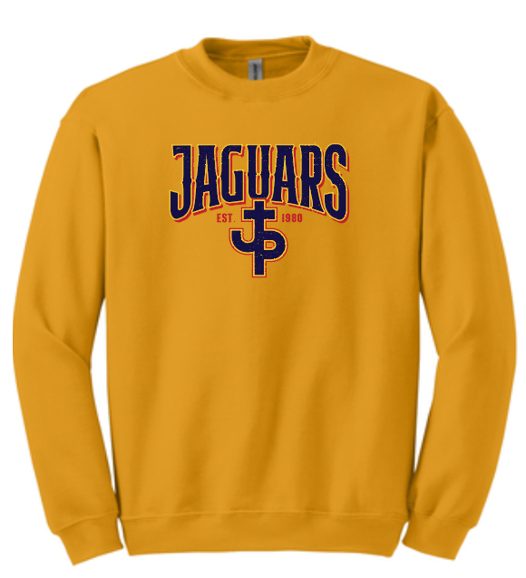 PJP 306 Jaguars Distressed Unisex Sweat Shirt
