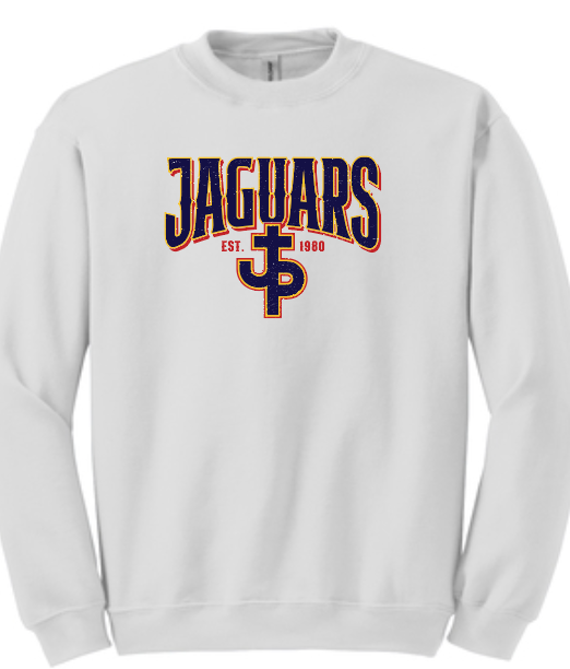 PJP 306 Jaguars Distressed Unisex Sweat Shirt
