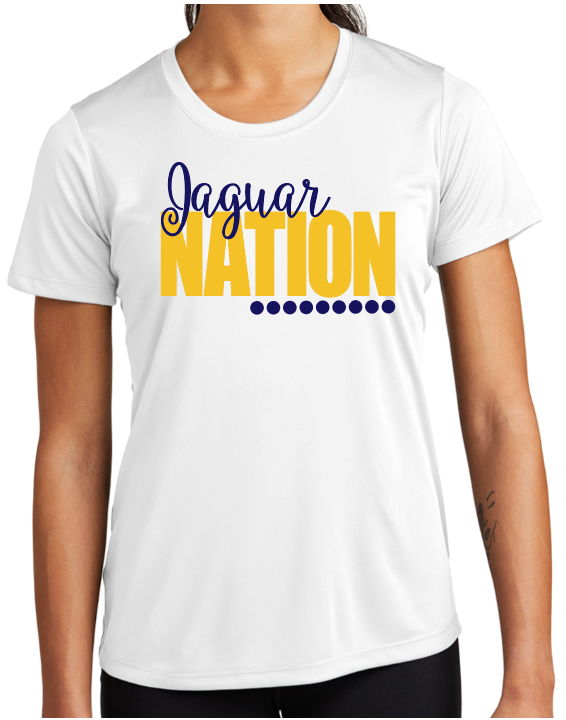 PJP 110 Jaguar Nation Ladies Poly Shirt