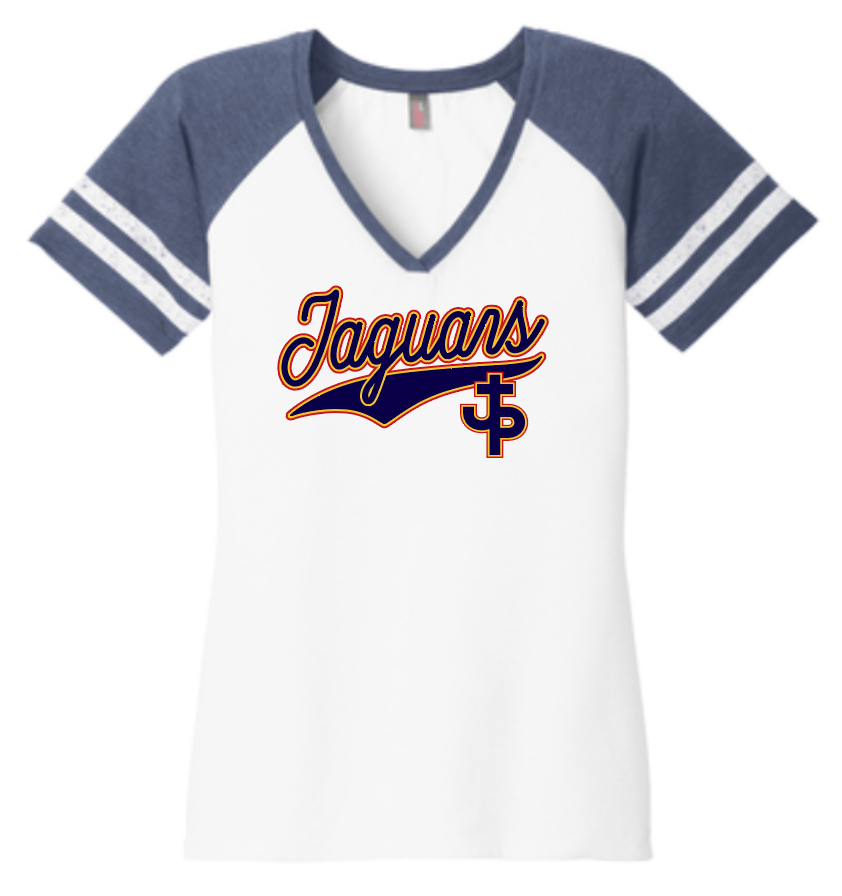 PJP 119 Ladies Game V Neck Shirt