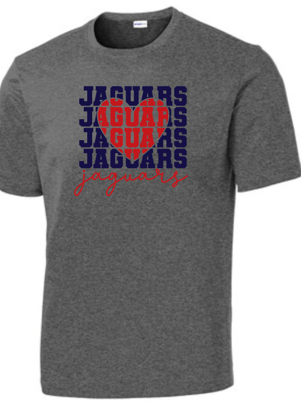 PJP 205 Jaguars Heart Unisex T-Shirt