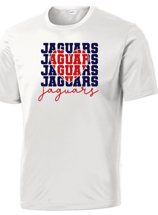 PJP 205 Jaguars Heart Unisex T-Shirt