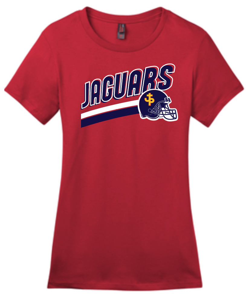 PJP 126 Jaguar Helmet Football Ladies T Shirt