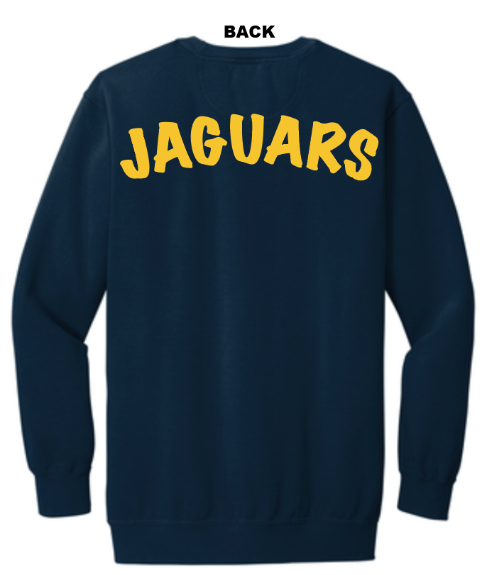 PJP 311 Jaguars "Puff Print" Spirit Style Comfort Colors Unisex Crewneck