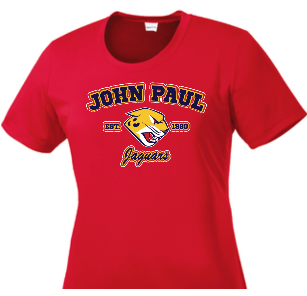 PJP 133 John Paul Ladies Poly T Shirt