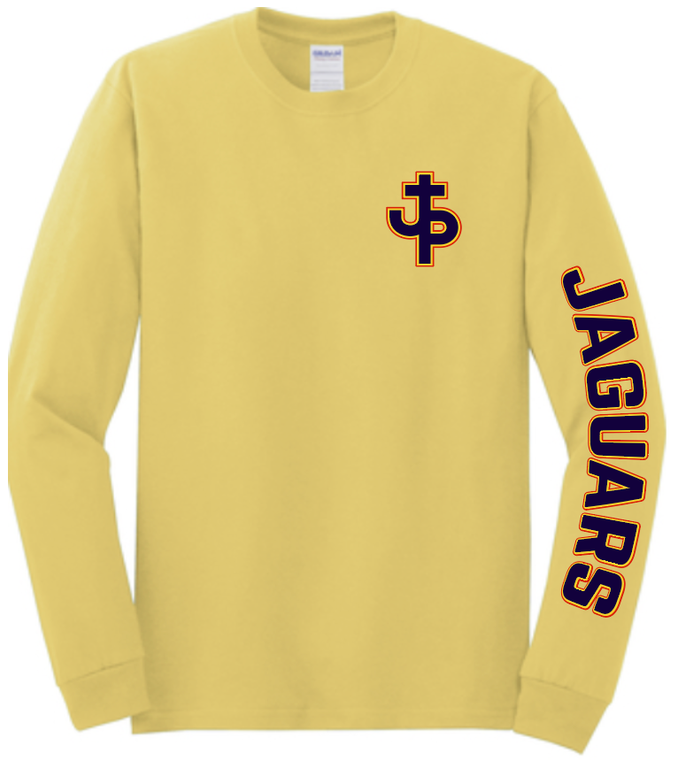 Unisex Long Sleeve T-Shirt (Jaguars Sleeve)