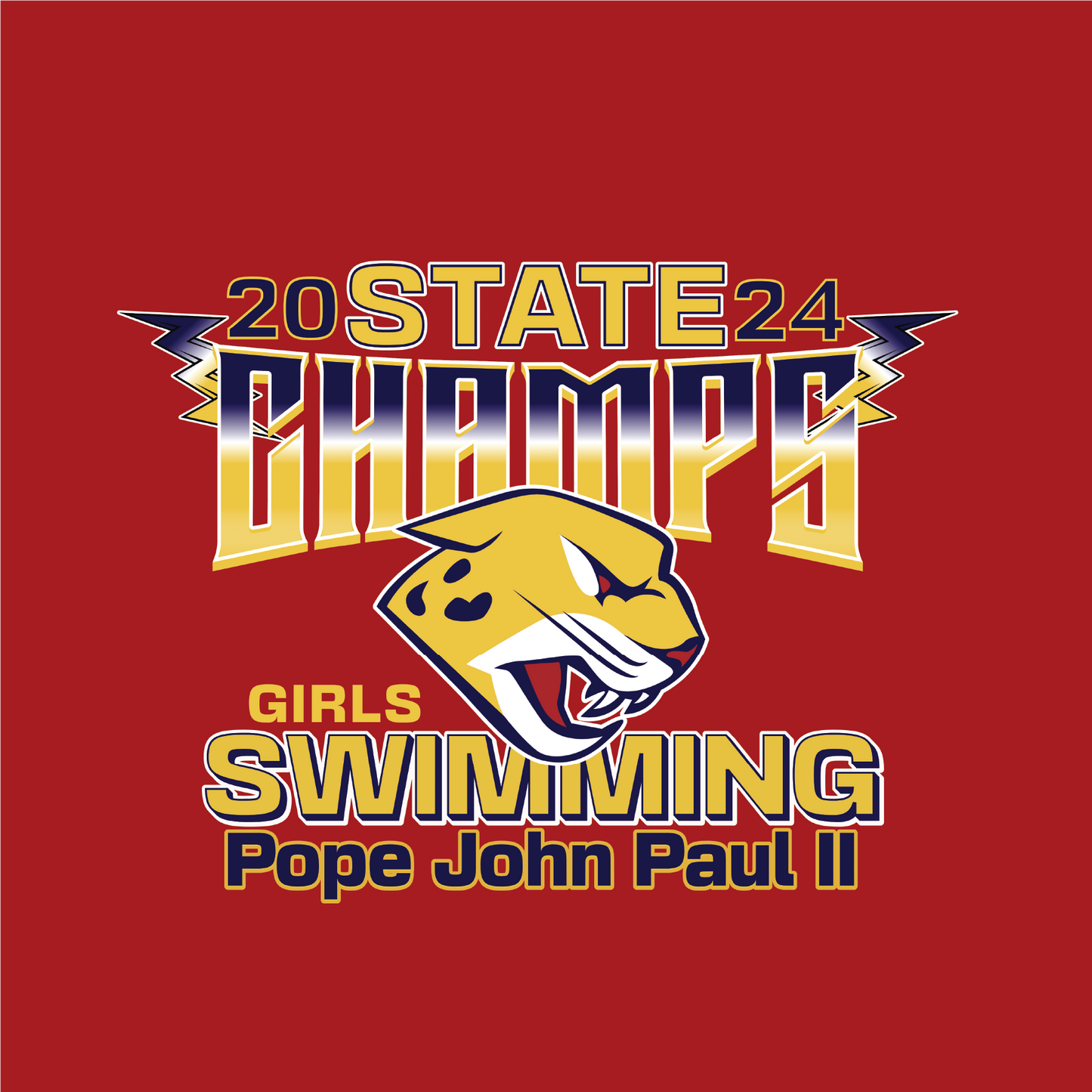2024 Girls State Champions Gear (SWIMMING) Unisex