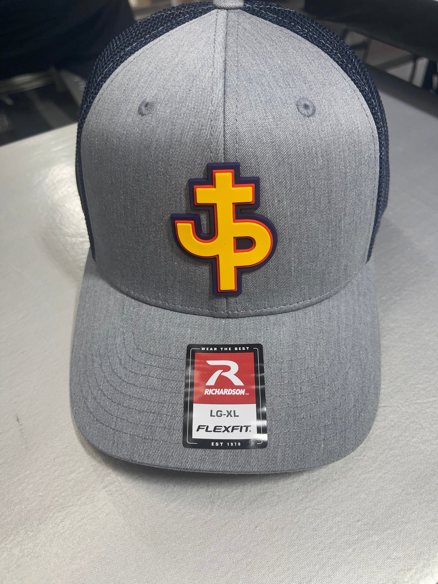 PJP Grey/Navy RICHARDSON 110 Flex Hat