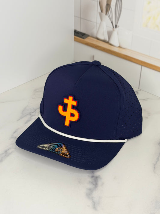 PJP Navy Gold JP Pacific Snap Hat
