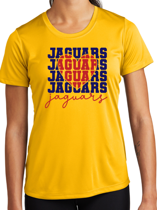 PJP Jaguars Heart Ladies T-Shirt